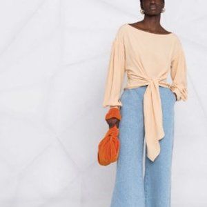 PINKO tie-front blouse